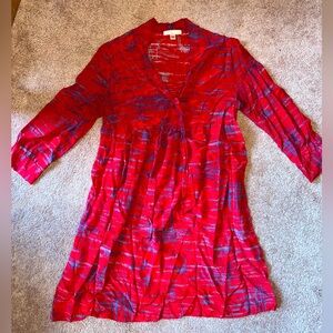 Anthropology Lux 100% silk dress